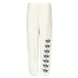 NWT Boys Lie On The Edge V2 Thermal Knit Mac Slim Cream White Sweatpants Size XS
